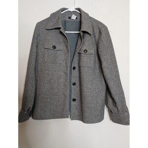 J Crew Blazer‎ Jacket Pockets Gray Womens 61220 Wool Blend Classic Career Work